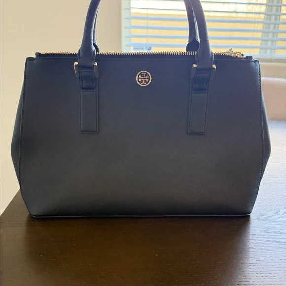 Tory Burch Black Satchel Bag - Picture 1 of 6